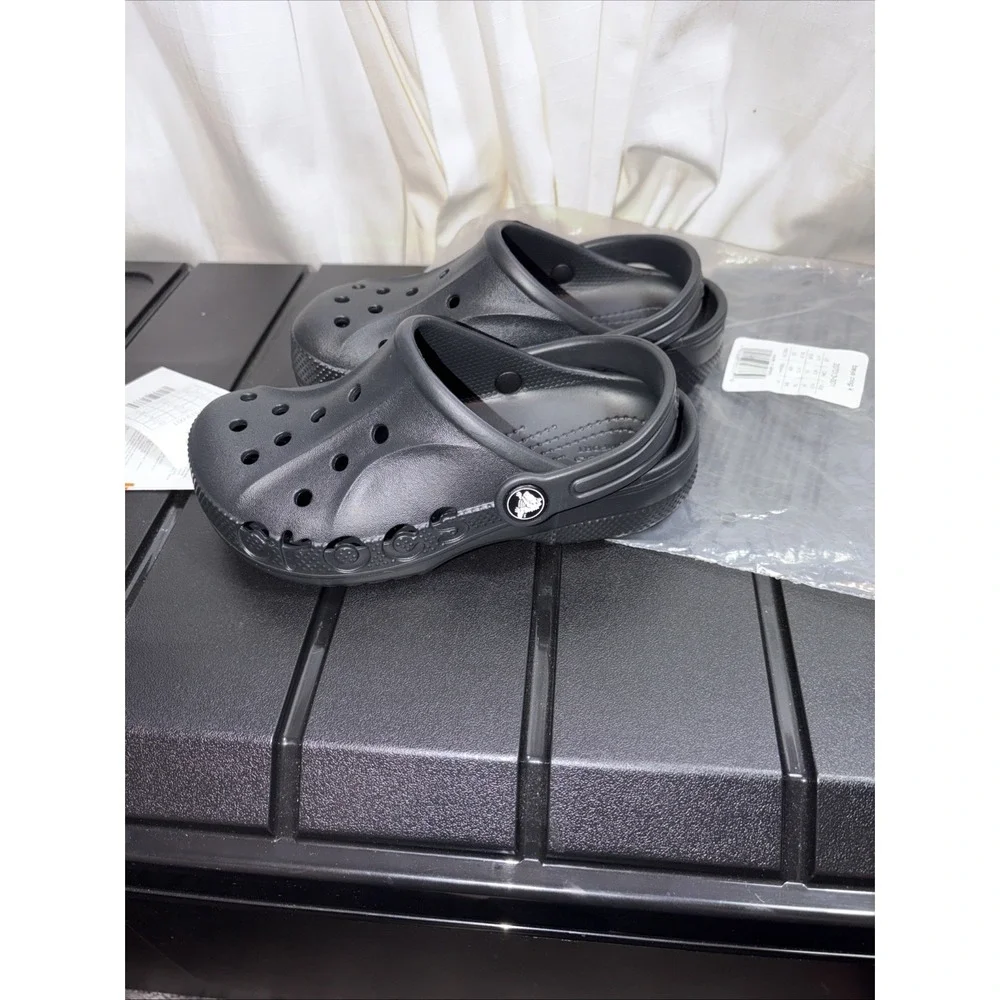 Crocs Kids Baya Clog K Kids Black Iconic Comfort Slipons Size Youth US C13- NWT